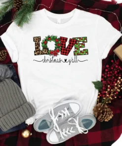 Love Christmas Y'all Tee Shirt