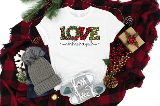 Love Christmas Y'all Tee Shirt