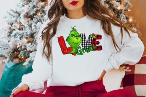 Love Grinch Merry Christmas Tee Shirt