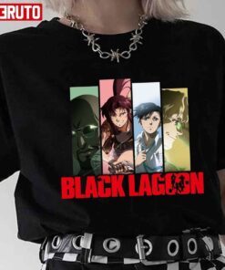 Main Characters Black Lagoon Anime Tee shirt