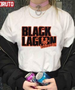 Manga Black Lagoon Typo Tee shirt