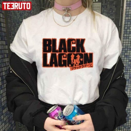 Manga Black Lagoon Typo Tee shirt