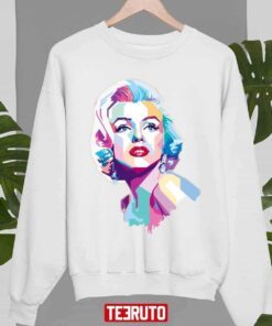 Marilyn Monroe Mosaic Art Tee Shirt