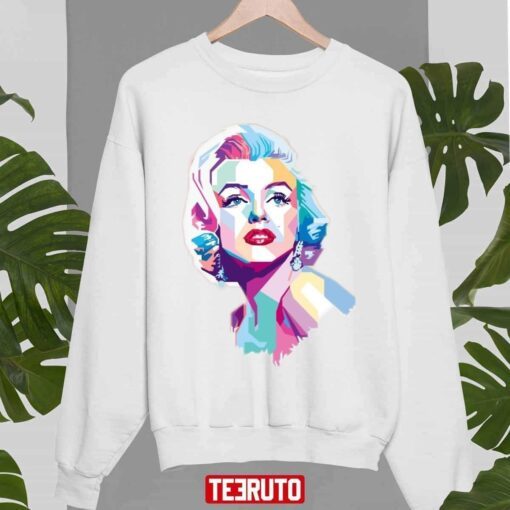 Marilyn Monroe Mosaic Art Tee Shirt