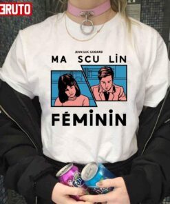 Masculin Féminin Jean-luc Godard Tee Shirt