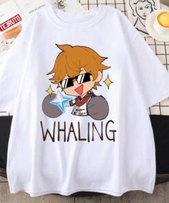 Meme Childe Genshin Impact Whaling Tee shirt