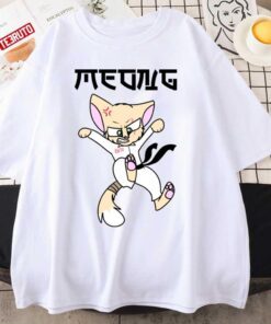 Meong Cute Japanese Cat Tee Shirt