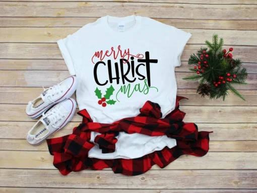 Merry Christmas , Jesus Christ Birthday Tee Shirt