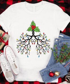 Merry Christmas Respiratory Therapist Tee Shirt