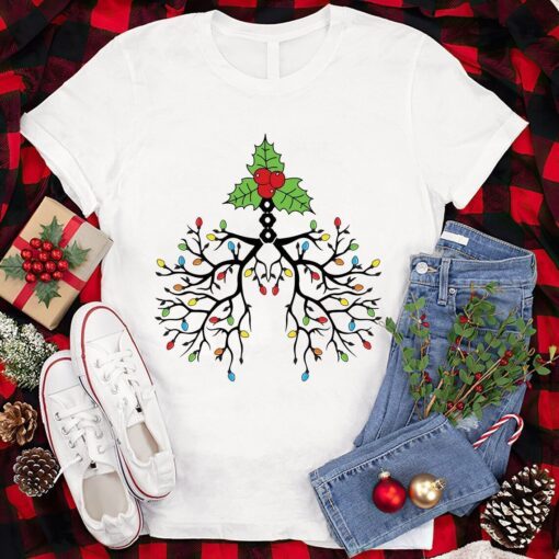 Merry Christmas Respiratory Therapist Tee Shirt