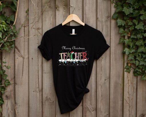 Merry Christmas Teacher Tee Shirt