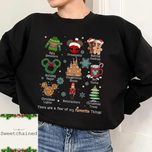 Mickey And Friends Christmas Lights Tee Shirt