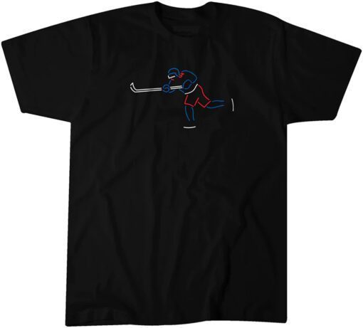 Mika Zibanejad: Neon Mika Tee Shirt