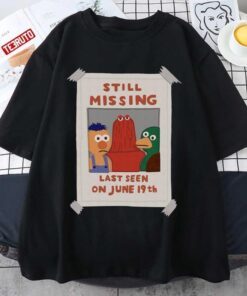 Missing Poster Don’t Hug Me I’m Scared Tee Shirt