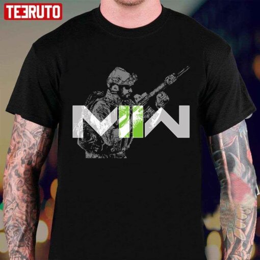 Modern Soldier Ready For Warfare 2 Game Tee shirt