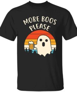 More boos please ghost Halloween Tee shirt