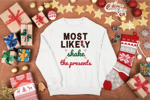 Most Likely To Christmas Tee Shirt