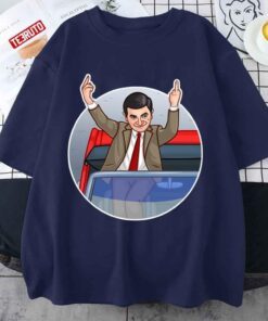 Mr Bean Giving Middle Finger Tee shirt