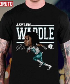 NFL Player 17 Waddle Jaylen Tee Shirt