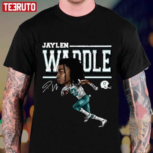 NFL Player 17 Waddle Jaylen Tee Shirt