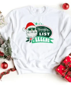 Naughty List Legend Christmas Tee shirt
