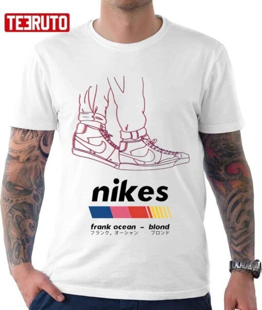 Nikes Frank Ocean Blond Artwork Tee shirt