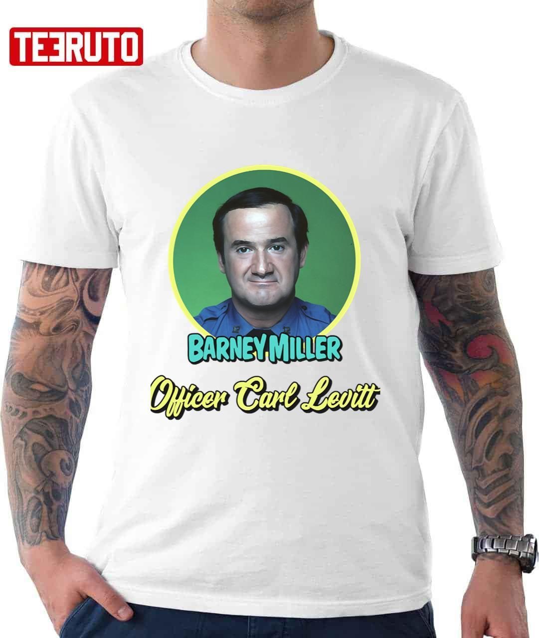 Officer Carl Levitt Barney Miller Tee Shirt Officer Carl Levitt Barney Miller Tee Shirt
