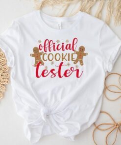 Official Cookie Tester Christmas Tee Shirt
