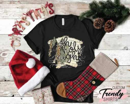 Oh Holy Night Christian Tee Shirt