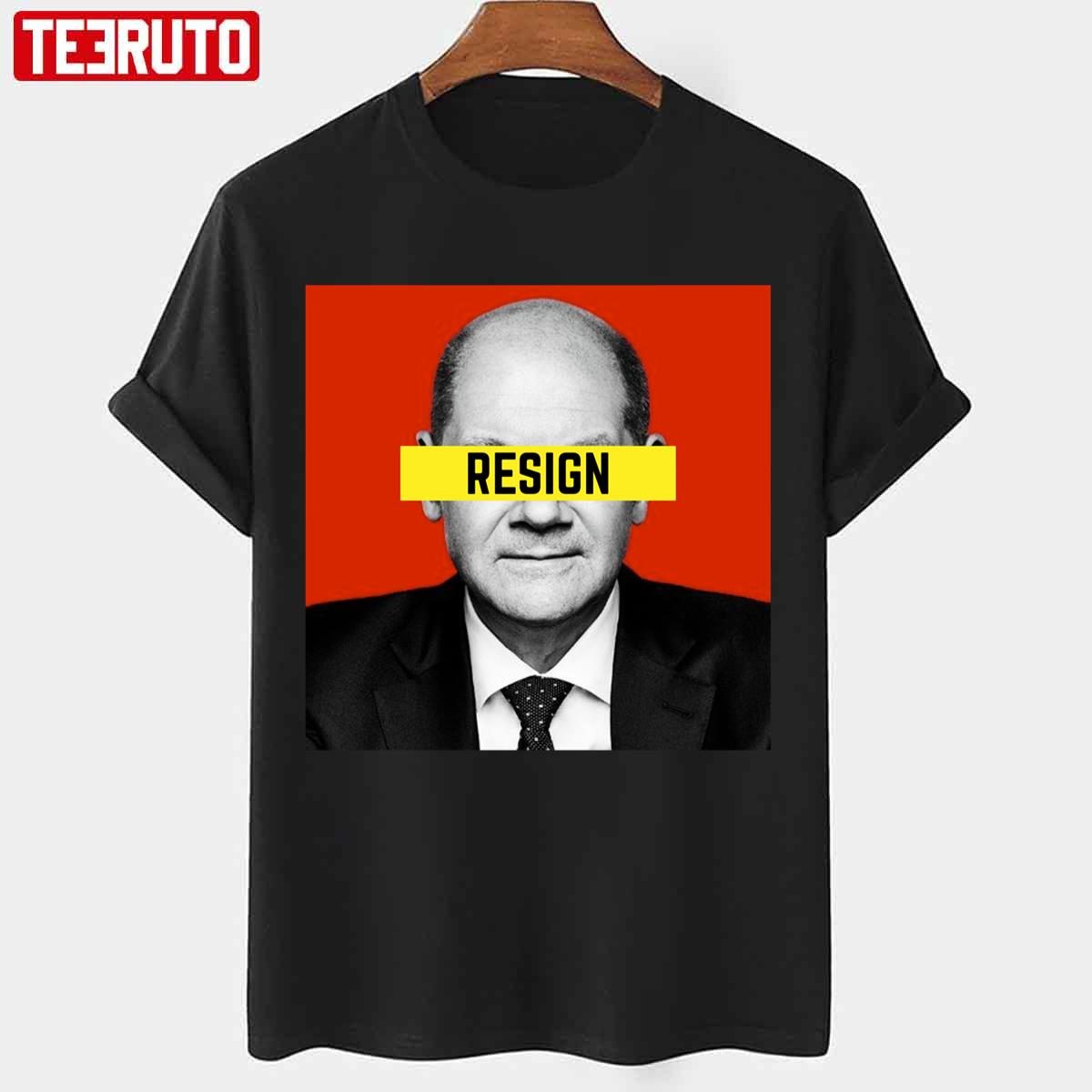 Olaf Scholz Resign German Chancellor Energy Crisis Tee shirt Olaf Scholz Resign German Chancellor Energy Crisis Tee shirt