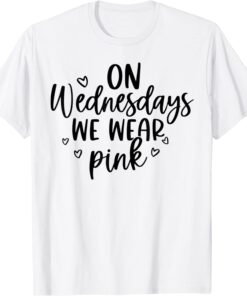 On Wednesday We Wear Pink Breast Cancer Awareness Tee Shirt