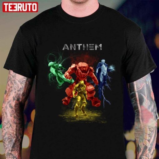 Online Game Anthem Paint Color Tee shirt