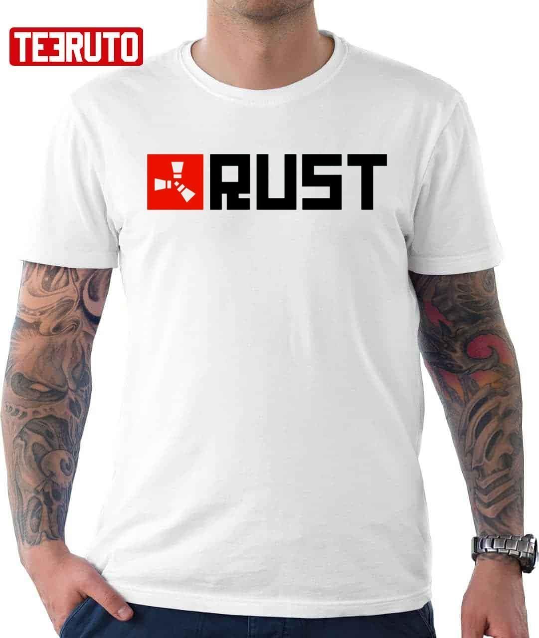 Original Rust Console Edition Game Logo Design Tee Shirt Original Rust Console Edition Game Logo Design Tee Shirt