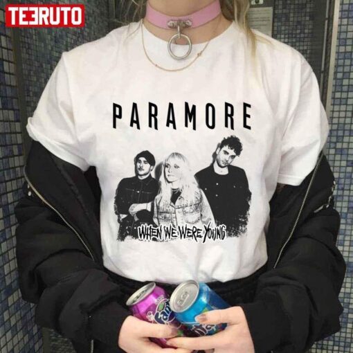 Paramore When We Are Young Line Up Tee shirt