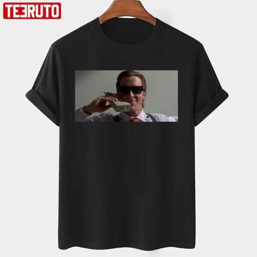 Phone American Psycho Patrick Bateman Tee Shirt