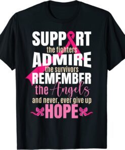 Pink Ribbon Breast Cancer Awareness Tee Shirt