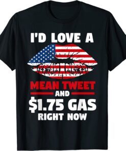 Pro-Trump I'd Love A Mean Tweet And $1.79 Gas Right Now Tee Shirt