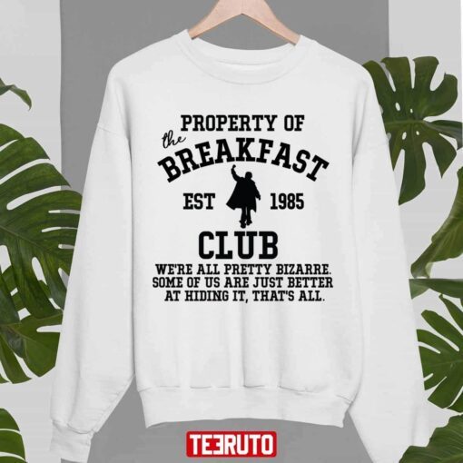 Property Of The Breakfast Club EST 1985 Tee Shirt