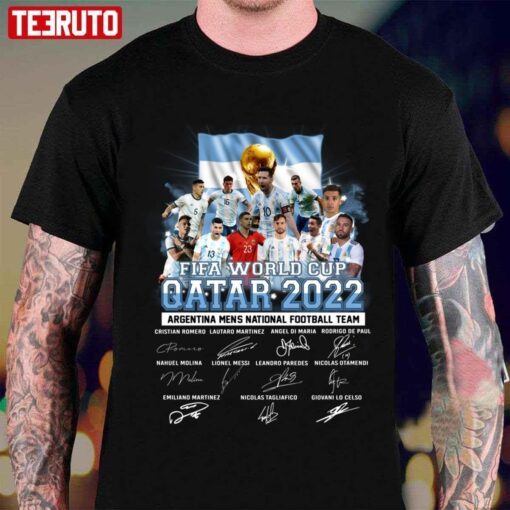 Proud Argentina Team Fifa World Cup Qatar 2022 Tee shirt