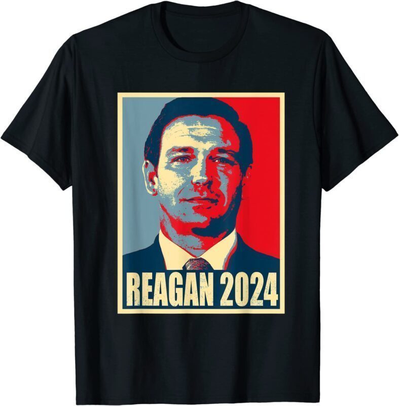 Reagan 2024 Ron DeSantis 2024 President Tee Shirt ShirtElephant Office