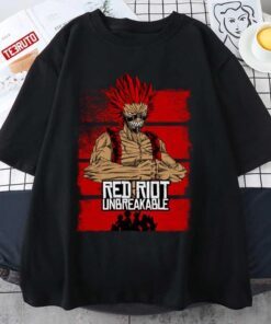 Red Riot Unbreakable My hero Academia Tee Shirt