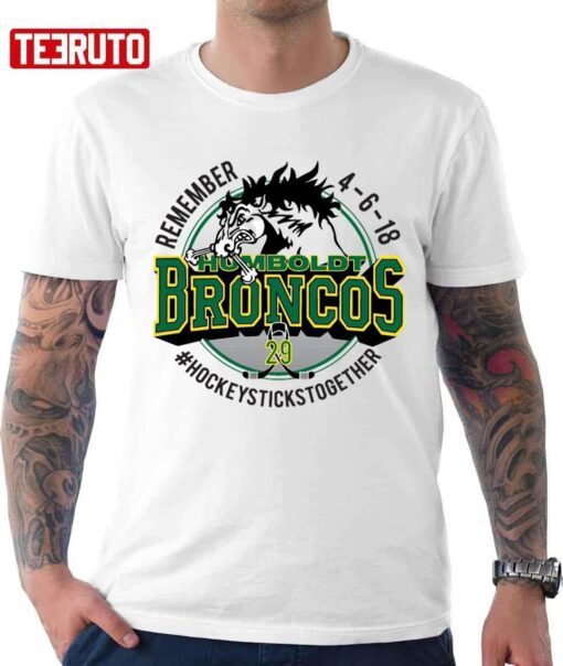 Remember Humboldt Broncos Tee Shirt