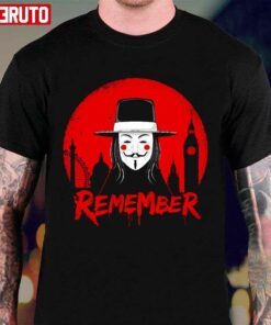 Remember The 5th Of November Guy Fawkes Tee Shirt