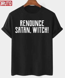 Renounce Satan Witch Bbc Ghosts Tee Shirt