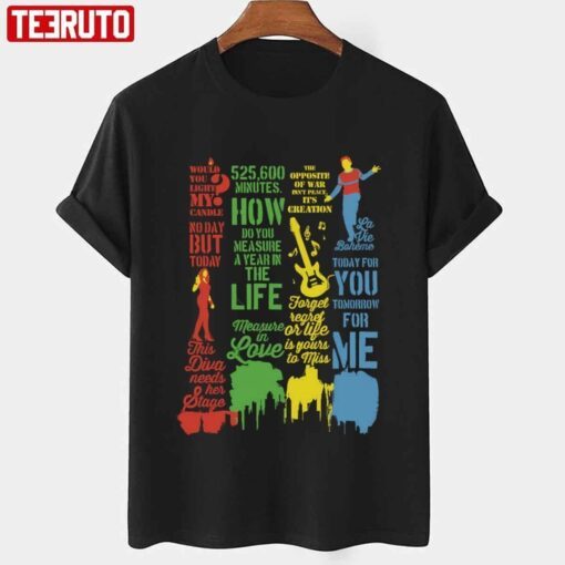 Rent Best Quotes Anthony Rapp Tee shirt