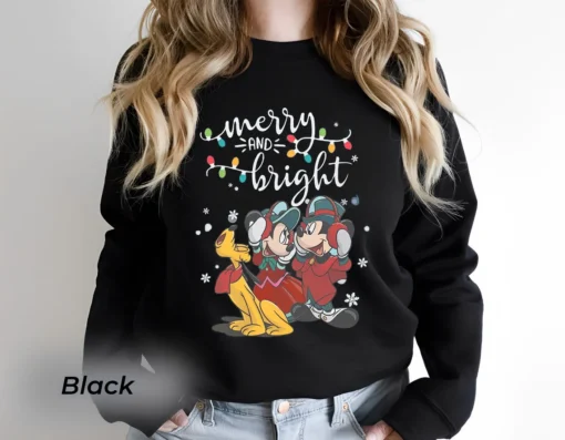 Retro Mickey and Minnie Christmas Tee Shirt