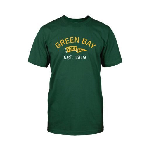 Retro Pennant Apparel Green Bay Football T-Shirt