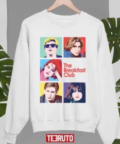 Retro The Breakfast Club Class Of 1985 Artwork Tee Shirt