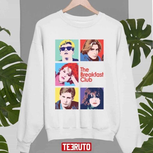 Retro The Breakfast Club Class Of 1985 Artwork Tee Shirt