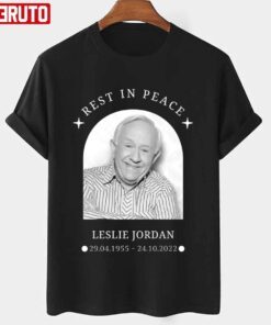 Rip Leslie Jordan Leslie Jordan Through The Years 1955-2022 Tee shirt